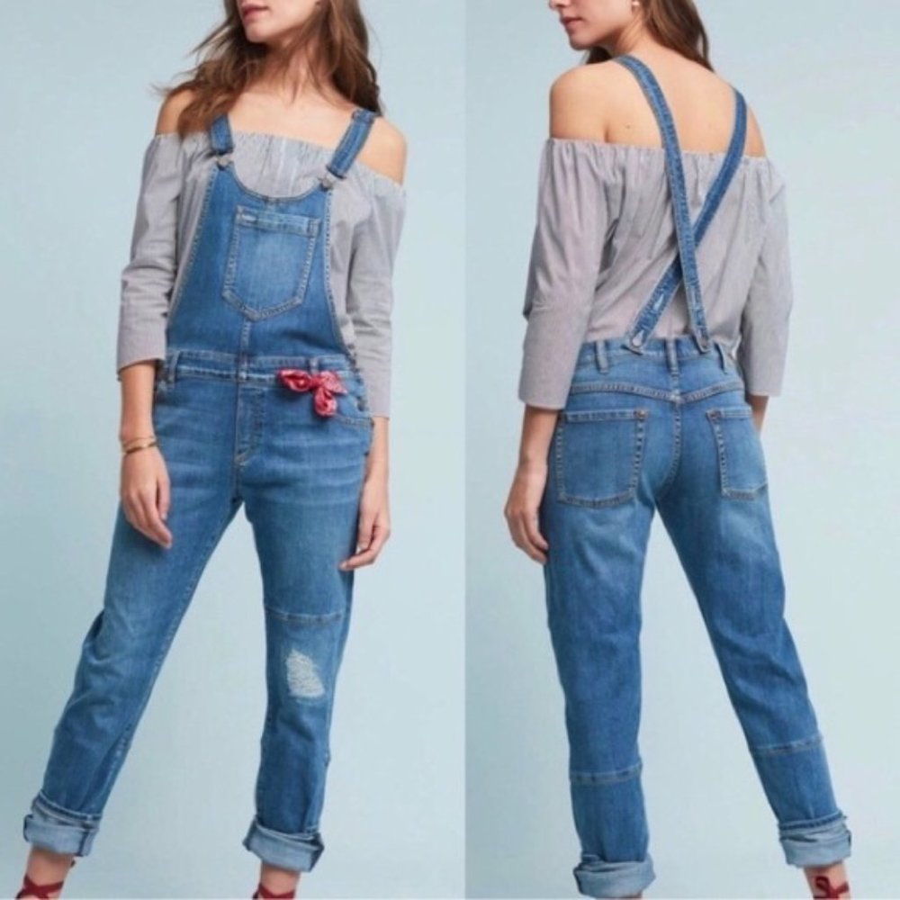Anthropologie Pilcro & the letterpress overalls